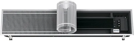 Varmann Конвектор, Ntherm, 230*150*2400, роликовая решётка, алюминий, натуральный, рамка-U-образный профиль, 1642 Вт