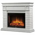 Портал Firelight Bricks 25 камень белый, белая эмаль