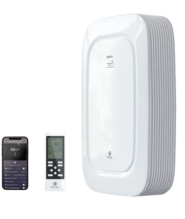 Приточно-очистительный комплекс BREZZA RCB 150 LUX + EH-1000 ROYAL CLIMA