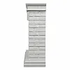 Портал Firelight Bricks 25 камень белый, белая эмаль