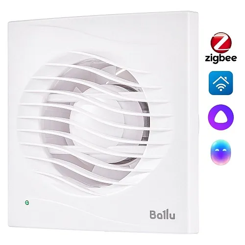 Вентилятор вытяжной Ballu BAF-AR 100 V с обратным клапаном Вентилятор вытяжной Ballu BAF-AR 100 V с обратным клапаном