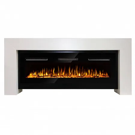 Каминокомплект: Очаг Electrolux Infinity EFP/P-1600ULS N, портал Suprema Long бел.