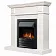 Каминокомплект: Очаг Electrolux Classic EFP/P-1020LS PTC, портал Bianco Classic шпон белёный дуб