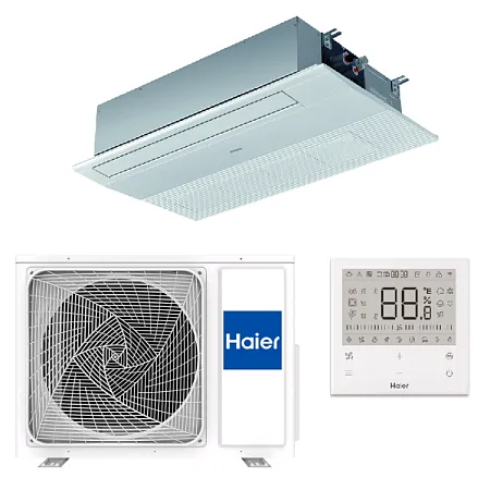 Haier AB25S2SA1FA / 1U25S2SM3FA / P1B-1028IB, Сплит-система, Super Match Plus, кассетная однопоточная