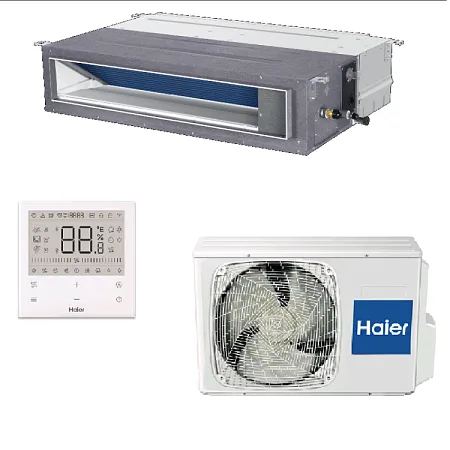 Haier AD35S2SM3FA / 1U35S2SM3FA, Сплит-система, Super Match Plus, канальная