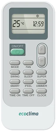 Настенный кондиционер Ecoclima ECW-HE24/BB-4R2 + EC-HE24/B-4R2, белый