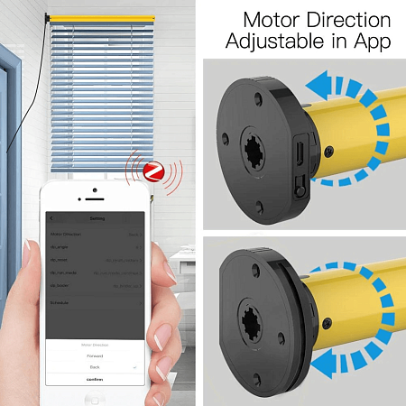 Привод MOES Motor Zigbee, DC 5В, 1600 мА