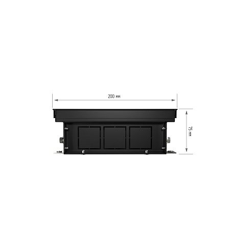 Конвектор внутрипольный Royal Thermo ATRIUM-75/200/1000-DG-U-LB