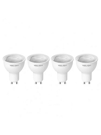 Умная лампочка Yeelight GU10 Smart bulb W1(Dimmable) - упаковка 4 шт.