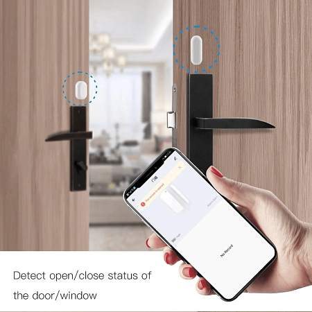 Датчик открытия дверей и окон MOES Door&amp;Window Sensor CR2032 Zigbee