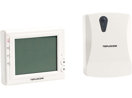 Термостат комнатный Teplocom TS-Prog-2АА/3А-RF, беспроводной, прогр, реле 250В, 3А