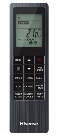 Внутренний блок настенного типа Hisense PREMIUM BLACK FREE Match DC Inverter R32 AMS-09UW4RVETG00(B)
